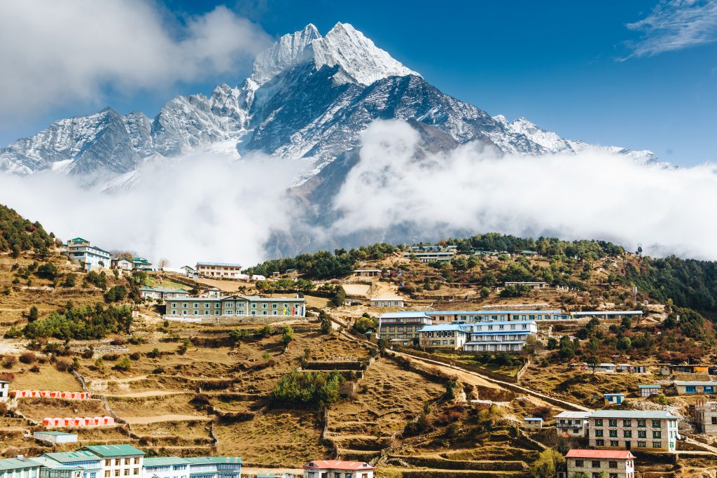 view from namche bazar