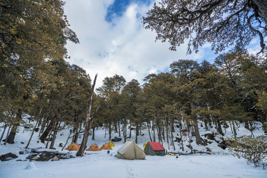 kuari pass base camp
